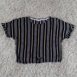 Rewind Drawstring Crop Top